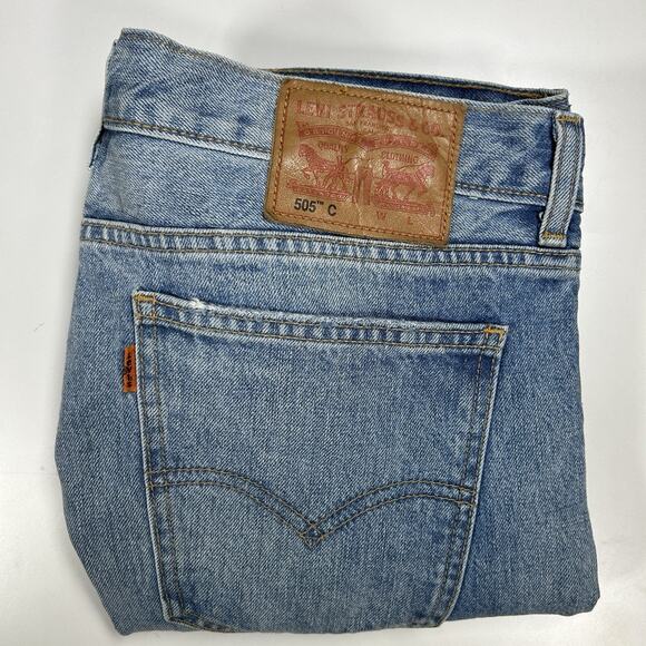 Levi's Other - Levi’s 505 Orange Tab Jeans Men’s 32x27 Straight Leg Y2K Blue Denim Classic Fit